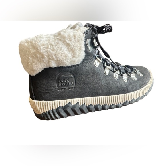 SOREL - Women's Out ‘N About Plus Conquest Waterproof Suede Boot Size 7 Faux Fur - Picture 10 of 16